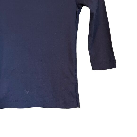 3 for $30! Three dots navy 3/4 sleeve tee - Picture 6 of 6